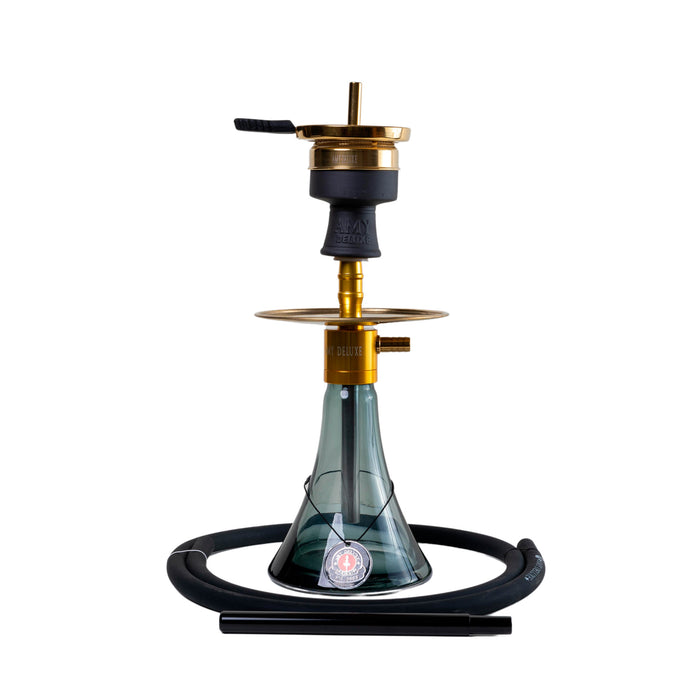 Amy Alu Cone Mini Hookah (125.03) - Gold-Black