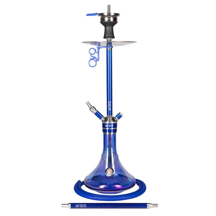 Amy Carbonica Force R Hookah (SS21.01) - Blue-Blue Base