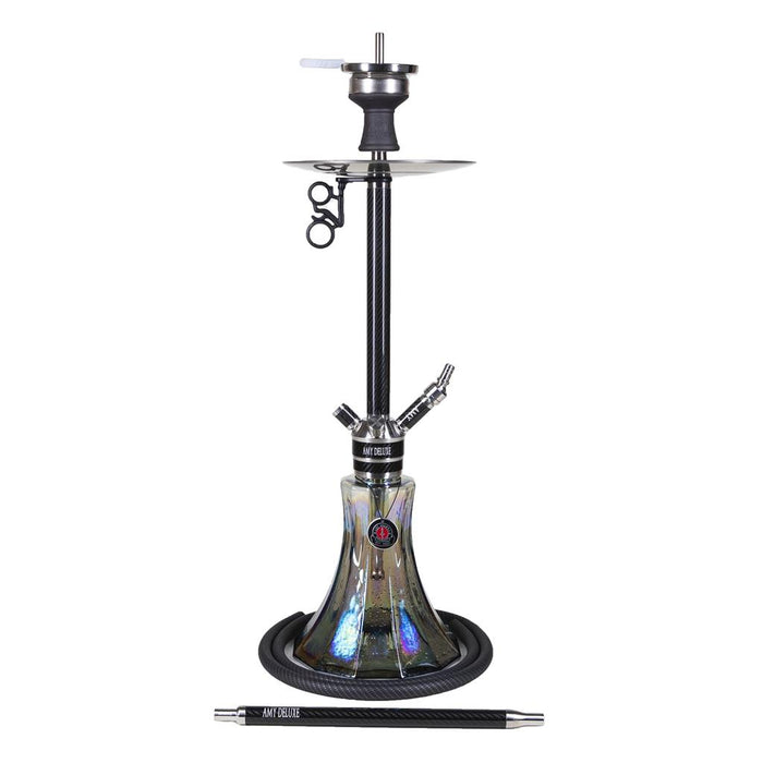 Amy Carbonica Pride R Hookah (SS22.01) - Black-Black Base