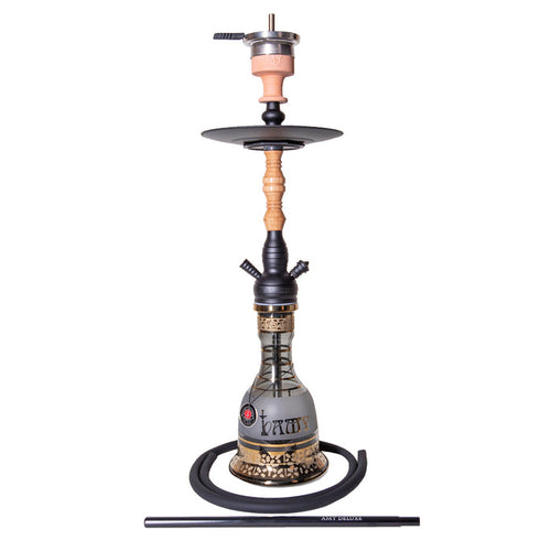Amy Tradi Hookah (087.01) - Black-Black/Gold Base