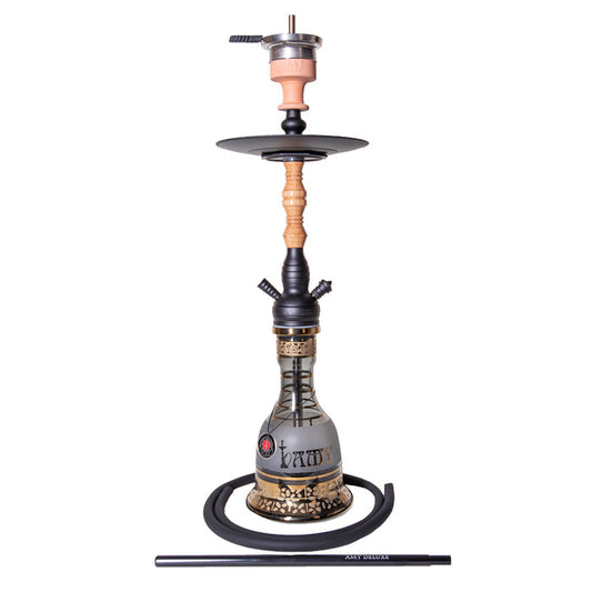 Amy Tradi Hookah (087.01) - Black-Black/Gold Base