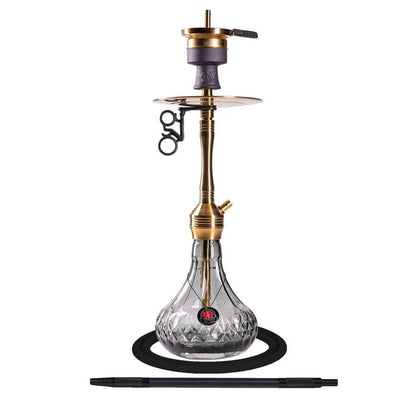 Amy Xpress Fame S Hookah - Gold-Black Base