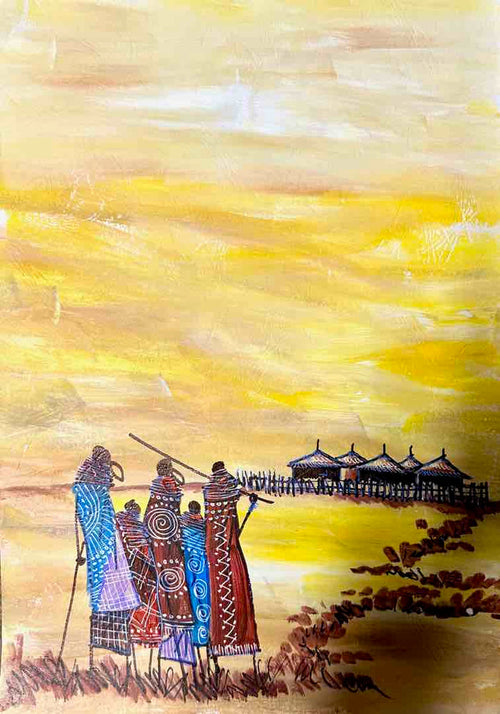 Martin Bulinya  |  Kenya  |  B-652  |  Original  |  True African Art .com