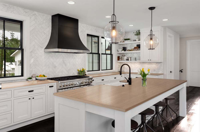 Retique It Bare Wood Kit (Large) for interior wood surfaces, featuring a matte finish and stain not included, shown on a kitchen countertop.