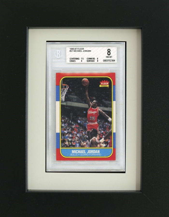 BGS Graded Sports Card Frame - Graded And Framed
