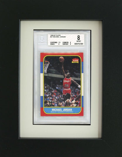BGS Graded Sports Card Frame - Graded And Framed