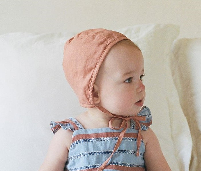 Bonnet in Terracotta