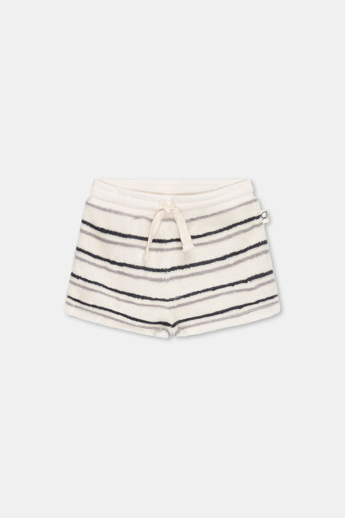 Boris Shorts in Grey/Anthracite Stripes
