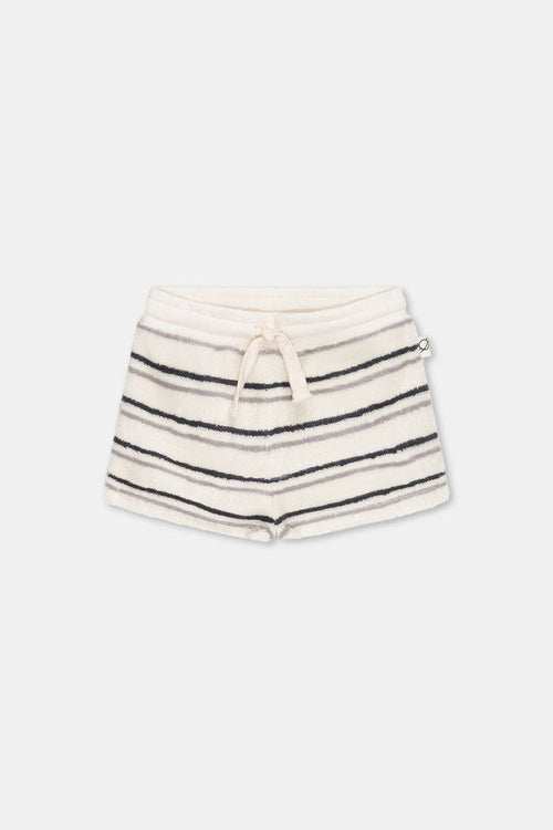 Boris Shorts in Grey/Anthracite Stripes
