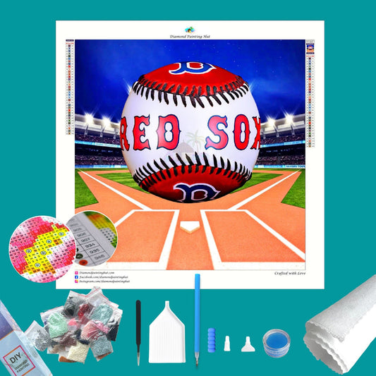 Boston Red Sox MLB Diamond Painting-Diamond Painting Hut