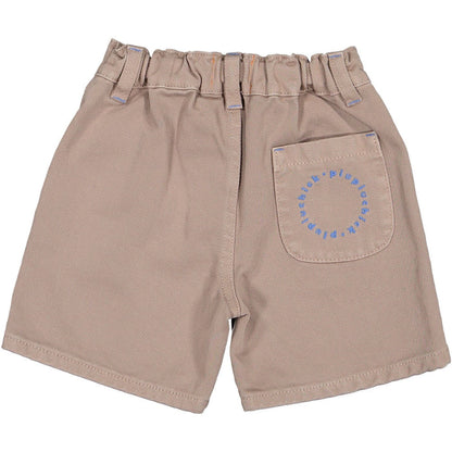 Boy Shorts in Taupe Canvas