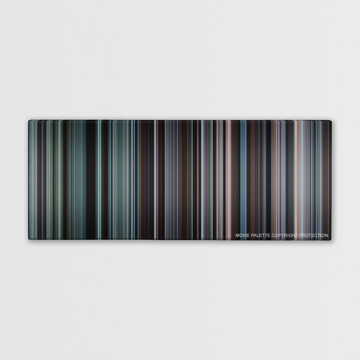 Brokeback Mountain color palette canvas print: thousands of thin vertical stripes of color