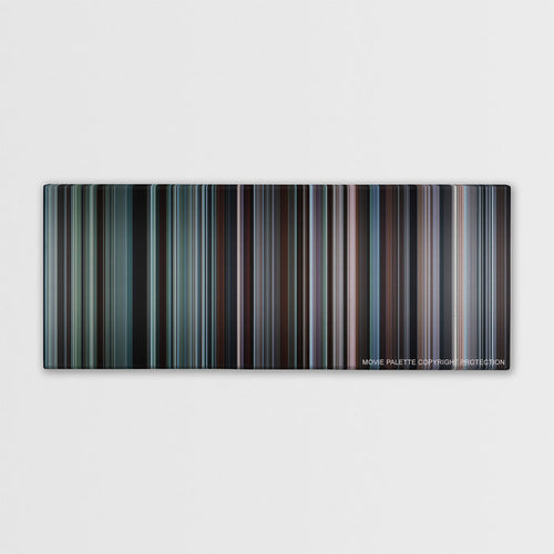 Brokeback Mountain color palette canvas print: thousands of thin vertical stripes of color