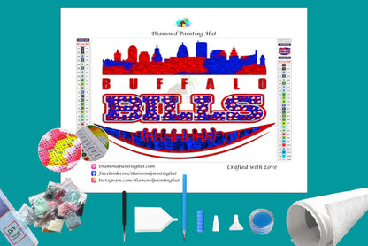 Buffalo Bills Diamond Painting-Diamond Painting Hut