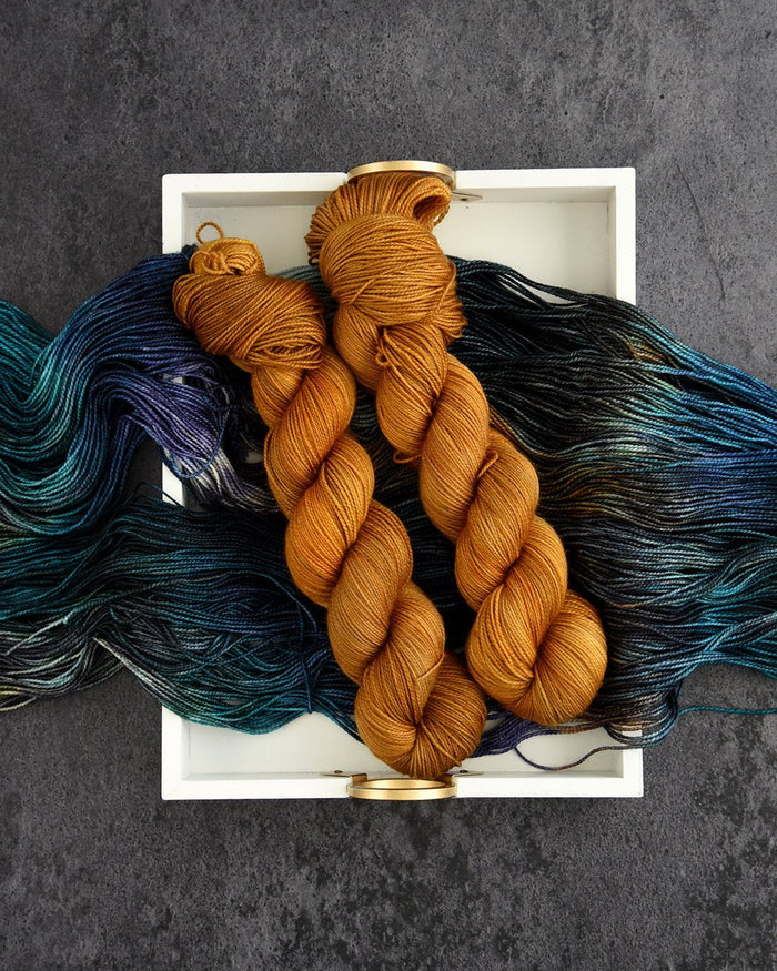Destination Yarn fingering weight yarn Candlelight