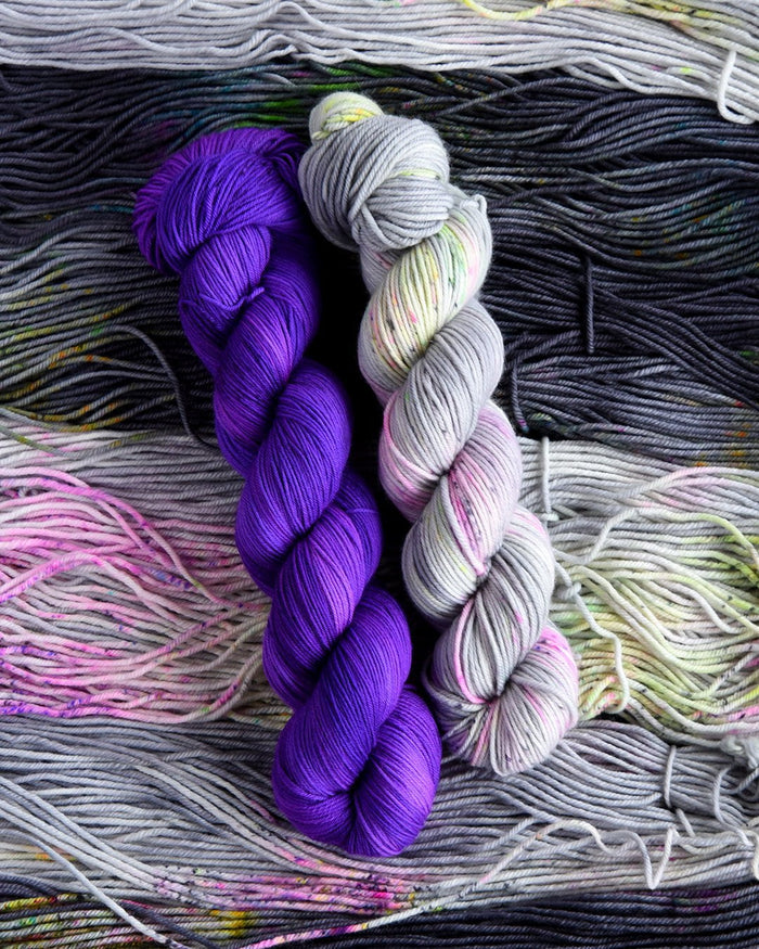 Destination Yarn Yarn Set Electric Purple / Popstar Casapinka for LYS Day 2023
