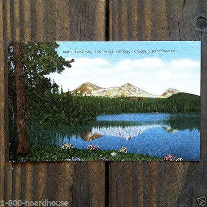 CENTRAL OREGON Linen Postcards 1930s