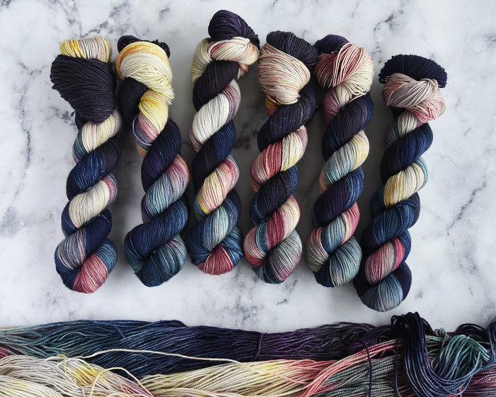 Destination Yarn fingering weight yarn Chicago Cityscape - dyed to order