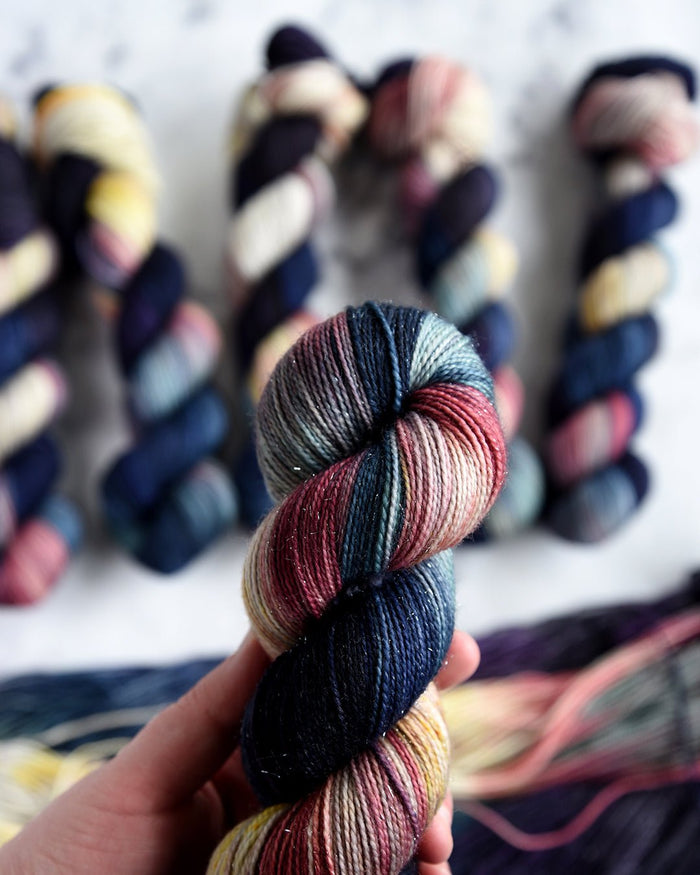Destination Yarn fingering weight yarn Chicago Cityscape - dyed to order
