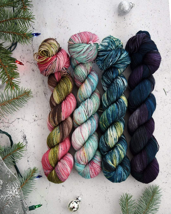 Destination Yarn fingering weight yarn Christkindlmarkt