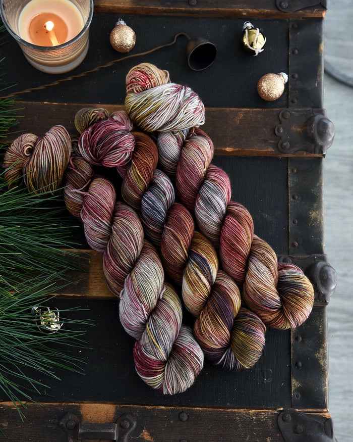Destination Yarn fingering weight yarn Christmas in London