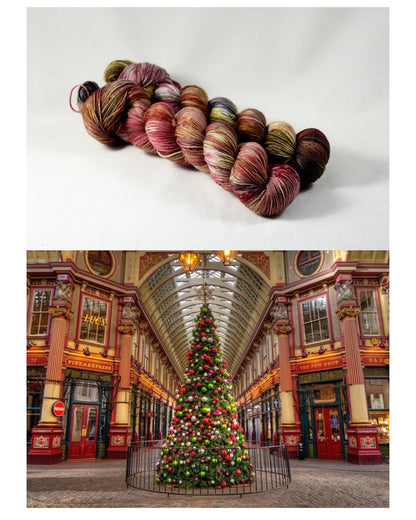 Destination Yarn fingering weight yarn Christmas in London