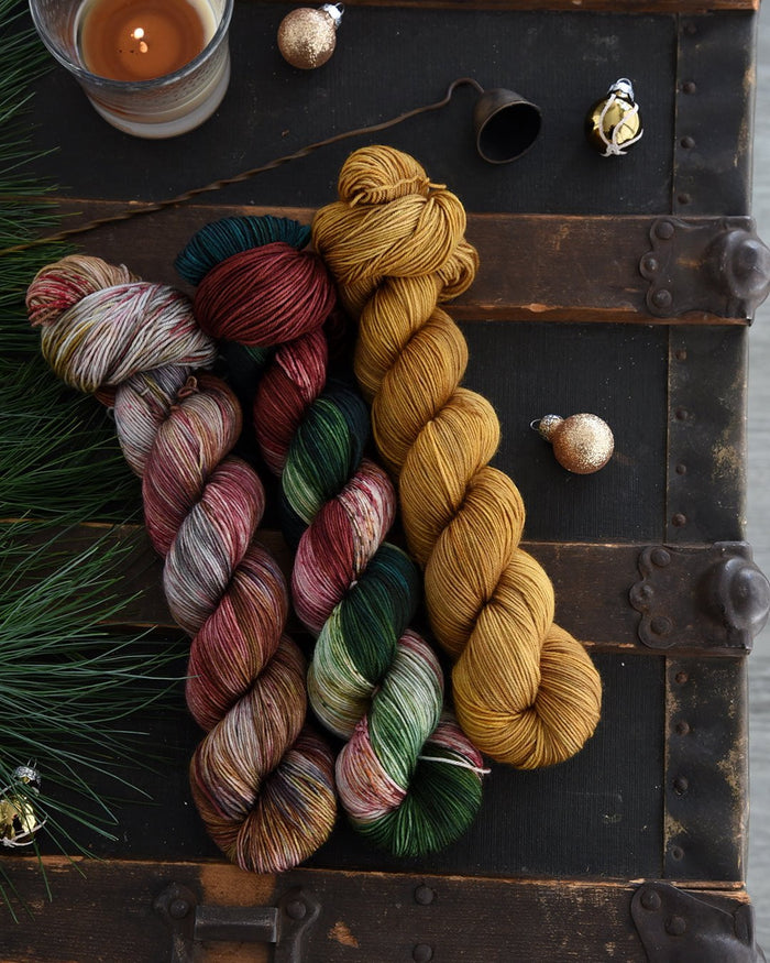 Destination Yarn fingering weight yarn Christmas in London