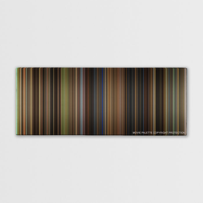 Cinderella color palette canvas print: thousands of thin vertical stripes of color