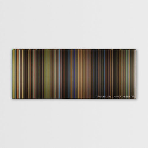 Cinderella color palette canvas print: thousands of thin vertical stripes of color