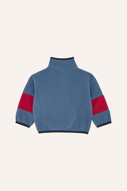 Color Block Polar Baby Sweatshirt in Blue