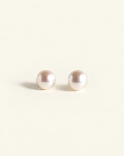 Cyntia Miglio Pearl Stud Earrings NEW