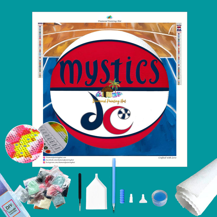 DC Mystics WNBA Diamond Painting