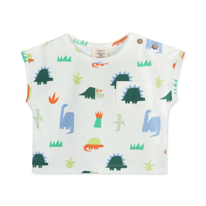 Dino Baby Tee Front (Organic Jersey)