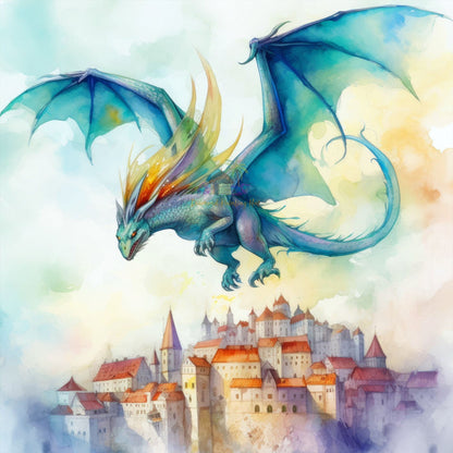 Dragon Kingdom Diamond Painting-Diamond Painting Hut