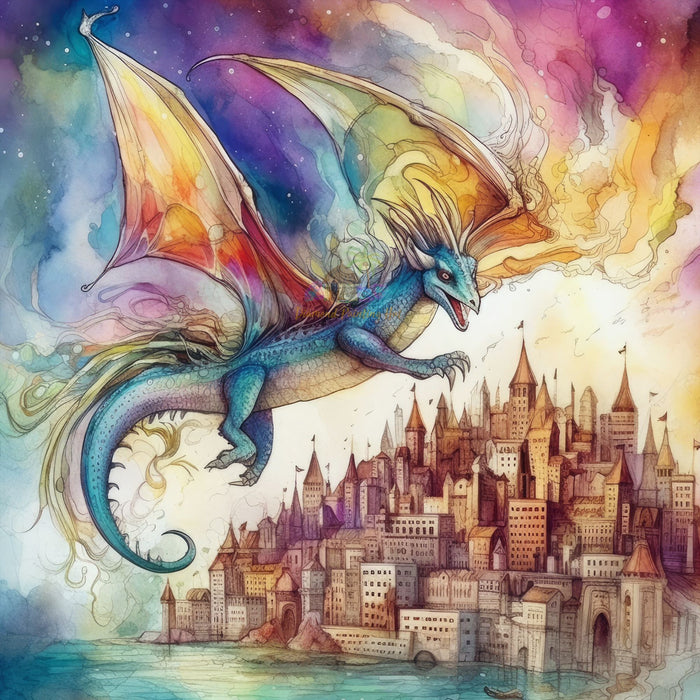 Dragon Kingdom Diamond Painting-Diamond Painting Hut