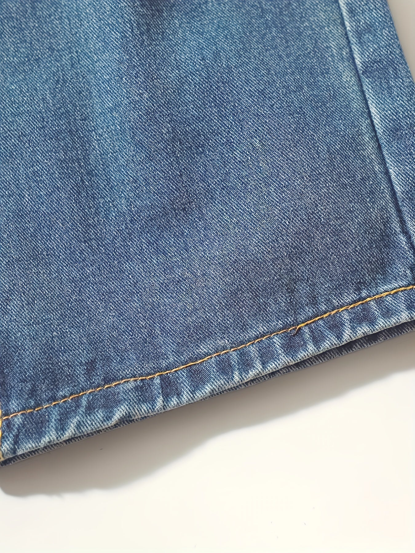 Women's Straight Leg Baggy Jeans with Slash Pockets | Great for Everyday Wear