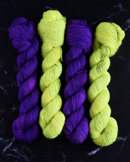 Destination Yarn fingering weight yarn Electric Purple