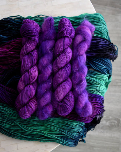 Destination Yarn Knitting Kit Electric Storm - Preorder