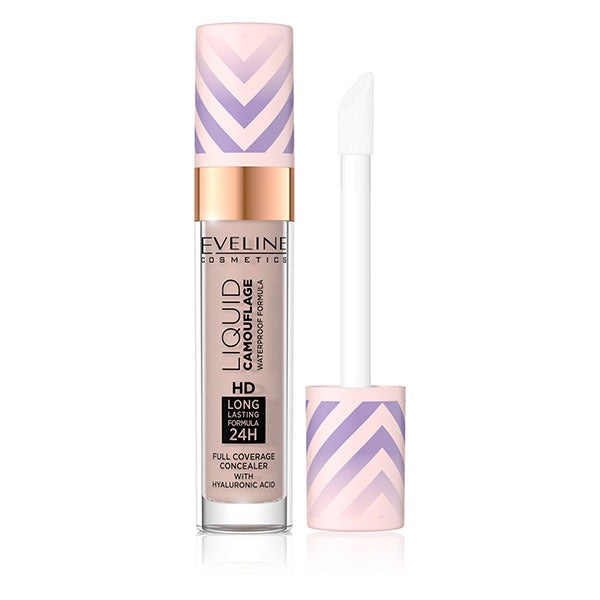 Eveline Liquid Camouflage Concealer Waterproof - 4 Light Almond