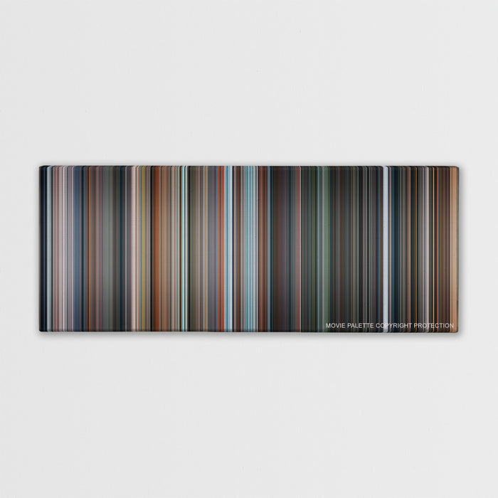 Fantastic 4: Rise of the Silver Surfer color palette canvas print: thousands of thin vertical stripes of color
