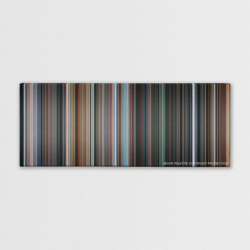 Fantastic 4: Rise of the Silver Surfer color palette canvas print: thousands of thin vertical stripes of color