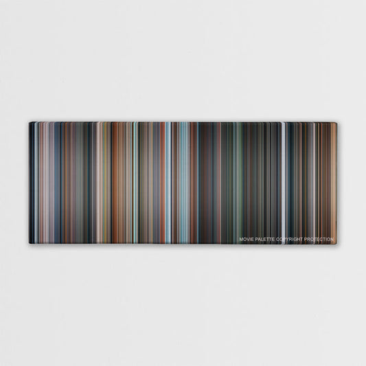 Fantastic 4: Rise of the Silver Surfer color palette canvas print: thousands of thin vertical stripes of color