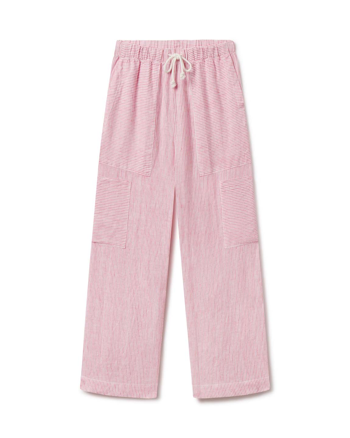 Carry On Pant - Coastal Stripe: Sweet Chili Heat / Coconut