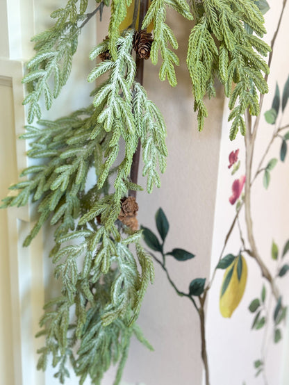 Frosted Green Bald Cypress Garland