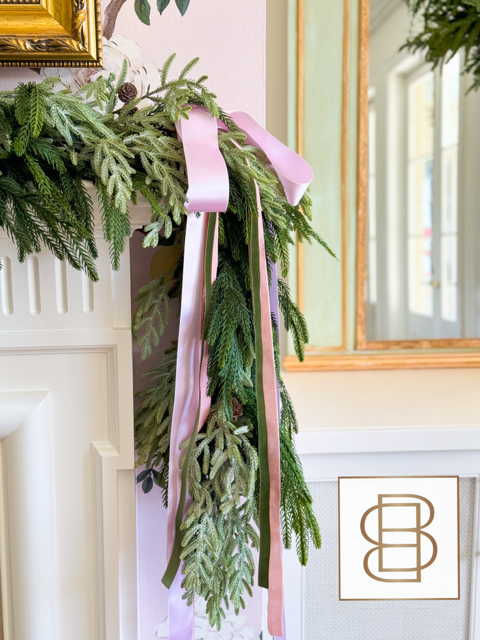 Frosted Green Bald Cypress Garland