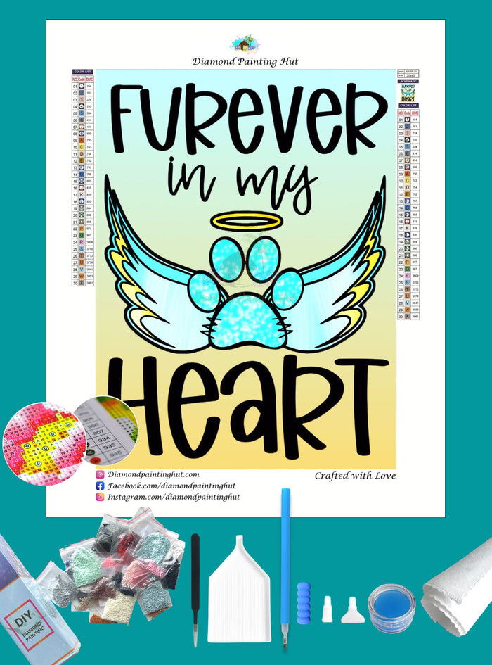 Furever in My Heart Diamond Painting-Diamond Painting Hut