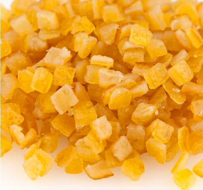 Glazed Diced Orange Pieces