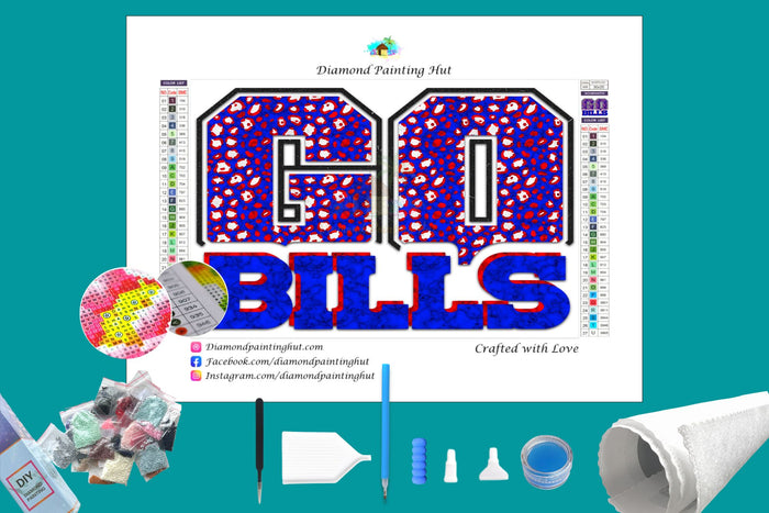 GO BILLS Diamond Painting-Diamond Painting Hut