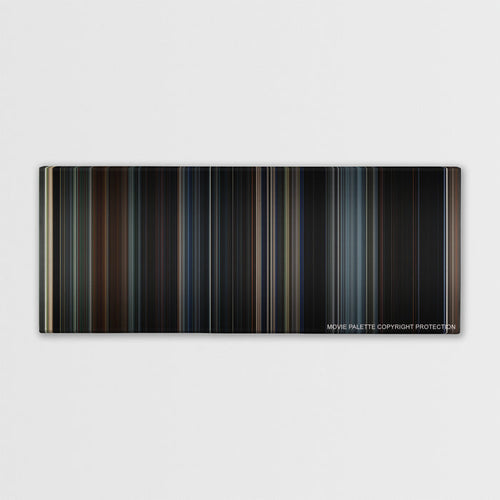 Godzilla color palette canvas print: thousands of thin vertical stripes of color