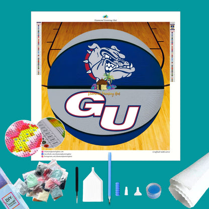 Gonzaga Basketball Diamond Painting